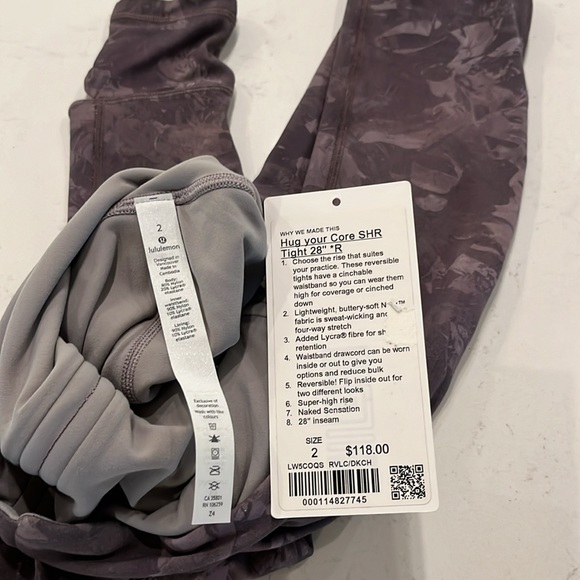 Lululemon Hug Your Core SHR Tight 28” - Picture 10 of 10